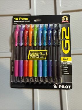 PILOT G2 Bold 10-Pack Gel Pens - Assorted Colors (Multicolor)